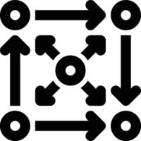 Dynamic, Flexible, Flexibility Outline Icon vector