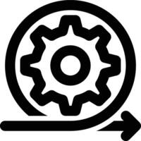 Agile Development, Agile, Scrum Outline Icon vector