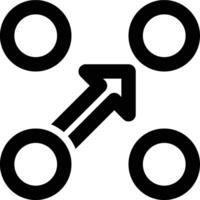Lean, Process, Shortcut Outline Icon vector