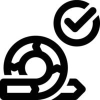 Definition of Done, Agile, Scrum Outline Icon vector