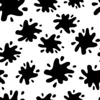 Seamless pattern with abstract dirt in hand drawn style. vector