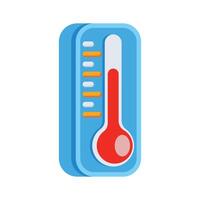 Ready to use 3d style icon of temperature meter vector