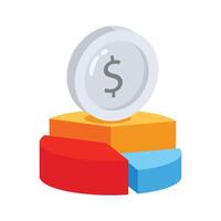 Get your hands on profit analysis 3d style icon vector