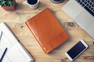 Professional Corporate Branding. Elegant Folder and Document Design for Office Use photo