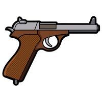 Gun Design - Pistol Art Illustration vector