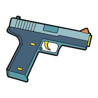 A gun icon on a white background vector