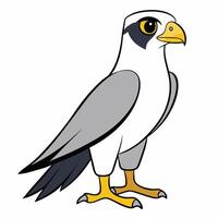 Minimalistic Bird Design vector