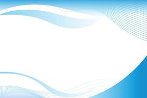 abstract blue background with wavy lines vector