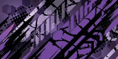 Purple abstract racing background kit design vector
