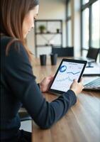 How to use a tablet for business photo