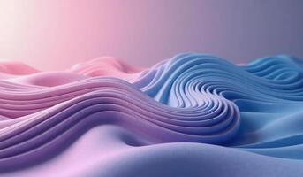 Abstract 3D forms with a sense of movement, showcasing curved surfaces and contrasting patterns, designed for sleek wallpapers and product presentations photo