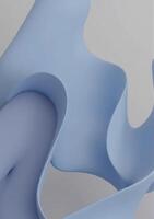 curvaceous 3D abstract scene with bold contrast patterns, perfect as a product display background or modern wallpaper design photo