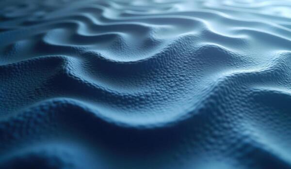 A close up of a blue wave pattern photo