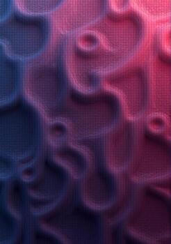 A red and blue abstract background with a pattern photo