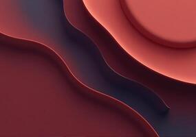 A red and blue abstract background with a curved shape photo