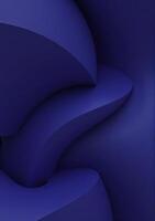 A blue abstract background with curved shapes photo