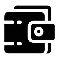 Modern digital wallet icon design offering secure transaction experience on white background vector