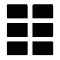 Modern product categories grid icon design for efficient retail organization on white background vector
