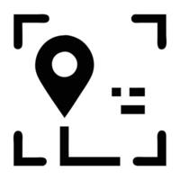 Effective parcel tracking location pin icon design for precise delivery on white background vector