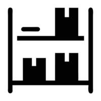 Clean inventory stock count icon design for efficient warehouse management on white background vector