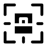Modern QR code for checkout icon design for efficient payment processing on white background vector