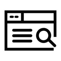 Modern search bar with magnifying glass icon design for efficient lookup on white background vector
