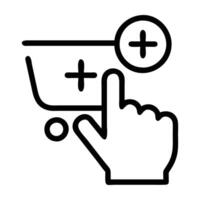 Add to Cart Button Icon vector