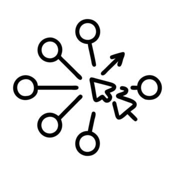 energético viral márketing icono diseño con explotando compartir elemento en blanco antecedentes vector