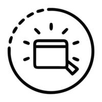 Story highlight icon with a circular frame and modern design on white background vector
