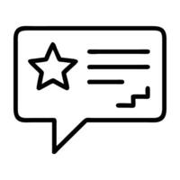Customer testimonial card icon with speech bubble design isolated on white background vector