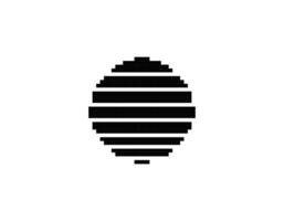 Retro style geometric sun from the eighties and nineties vector