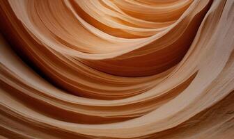 The inside of a canyon in the desert photo