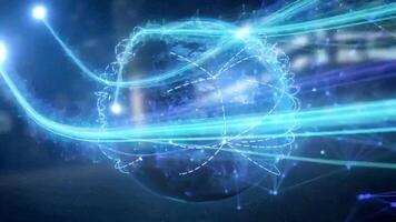 internet concept with binary code 4K Background video