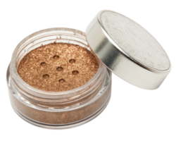 Bronze loose eyeshadow on a transparent background png