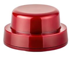 Red cylindrical container on a transparent background png