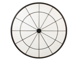Circular Window with Radial Dividers on a transparent background png