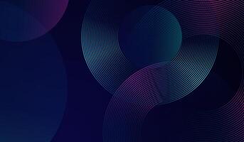 Abstract technology promo background design templates design with digital technology abstract circles lines background concept in illustration. vector