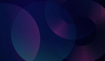 A digital technology abstract circles lines background concept in illustration. A modern technology abstract artwork design for promo templates design vector