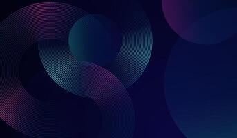 A modern technology abstract artwork design for promo templates design. A digital technology abstract circles lines vector