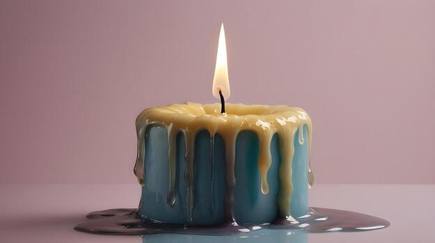 A sharp, high-resolution image featuring sculpted layers of hardened wax. photo