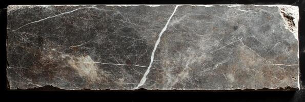Close-up of marble slab with natural texture and veins for interior design use photo