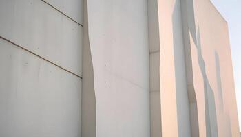 A man is standing on the side of a building photo