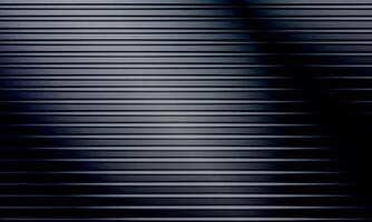 Dark grey horizontal stripes background. shiny texture lines pattern. retro style metal copy space background. vector