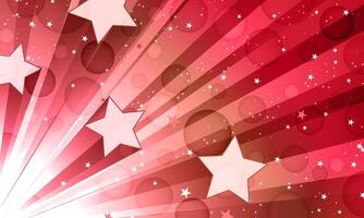 Light effect red shine burst with sparkles illustration. soft red shiny bright. futuristic glow space. vector