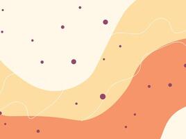 Modern abstract wave background with art style with geometric shapes circles and semicircles vector