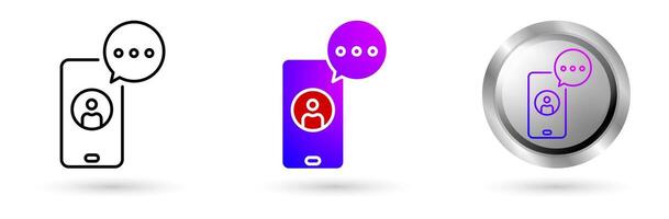 Modern Health Digitalization Information Icons Digital transformation of the health world, various line styles, solid and glossy effects, ideal for health projects, medical applications, etc. vector