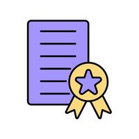 patent, isolated against a clean background. vector