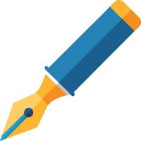 A pen and ink on a white background vector