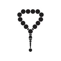 Rosary Icon, Symbol Illustration. vector