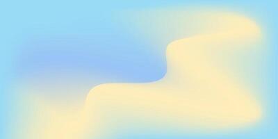 a blue and yellow abstract background with a wave vector